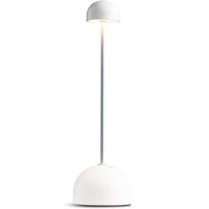 Marset Sips tafellamp LED oplaadbaar wit|zilver