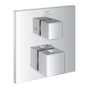 Grohe Grohtherm cube afdekset thermostaat m/omstel chroom 24428000