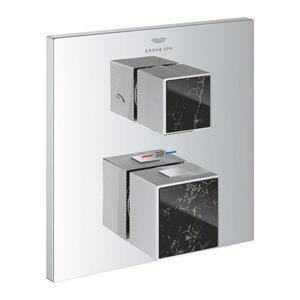 Grohe Grohtherm cube afdekset thermostaat m/omstel vanilla noir 24430000
