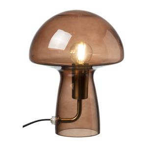 Xenos Tafellamp paddenstoel - glas - ø18x25 cm