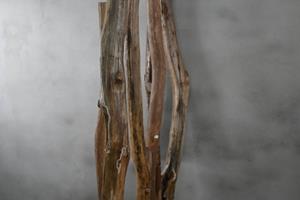 Decoratietakken Eikenstam Roomdivider grof | Met zwarte voet | 165x60cm