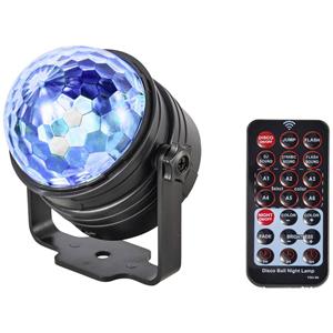SMD LED Party-lichteffect 3 W RGB Aantal lampen: 6