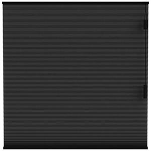 Fenstr plisségordijn Boston dubbel 25mm lichtdoorlatend - zwart (15020)
