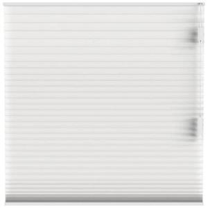 Fenstr plisségordijn Montreal dubbel 25mm lichtdoorlatend - wit (10324)