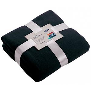 James & Nicholson Fleece deken donkerblauw -