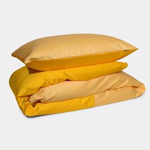 Homehagen Cotton sateen cut & sew Bedding set - Yellow - Yellow / 60x63 / 200x220
