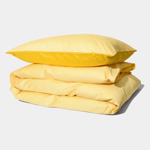 Homehagen Cotton sateen Bedding set- Yellow - Yellow / 50x60 / 200x220