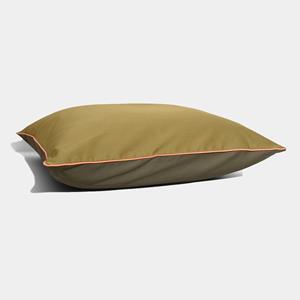 Homehagen Cotton sateen pillowcase - Moss green - Moss green / 50x60