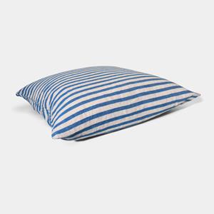 Homehagen Linen pillow case - Blue stripe - Blue stripe / 60x63