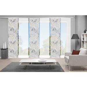 Schiebegardine 080869 LISIO Schiebegardine, halbtransparent, Bambus-Optik, 260x60 cm, Vision S, (6 St), 100% Polyester