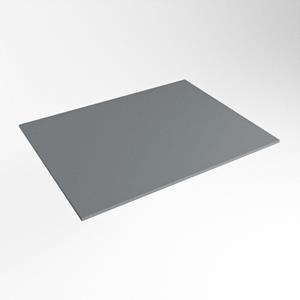 Mondiaz TOP 46 Topblad - 50x46x0.9cm - geschikt voor afdekplaat - Solid surface - Plata TOP46-50X0.9PLA