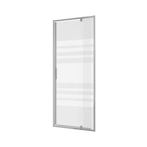 Allibert Douchedeur  Laja 1 zwaaideur 87-100 x 200 cm Gelijnd Chroom