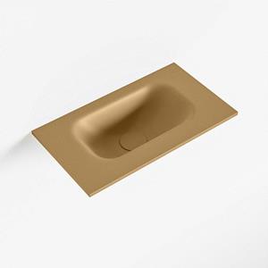 Mondiaz EDEN Fontein - 40x23x0.9cm - wasbak midden - zonder kraangaten - voor toiletmeubel - Solid surface - Oro F50101Oro