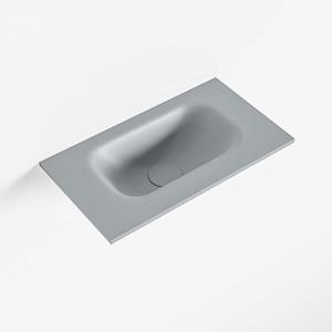Mondiaz EDEN Fontein - 40x23x0.9cm - wasbak midden - zonder kraangaten - voor toiletmeubel - Solid surface - Plata F50101Plata