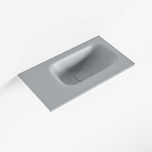 Mondiaz EDEN Fontein - 40x23x0.9cm - wasbak Rechts - zonder kraangaten - voor toiletmeubel - Solid surface - Plata F50103Plata