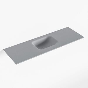 Mondiaz LEX Fontein - 90x30x0.9cm - wasbak midden - zonder kraangaten - voor toiletmeubel - Solid surface - Plata F51116Plata