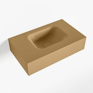 Mondiaz LEX Fontein - 50x30x12cm - wasbak Rechts - zonder kraangaten - solid surface - Oro F52106Oro