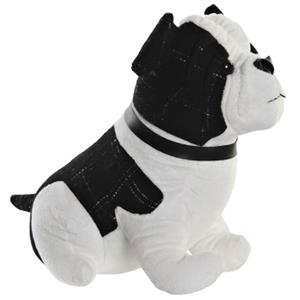 Items Deurstopper - 1 kilo gewicht - Hond Franse Bulldog - zwart - 29 x 26 cm -
