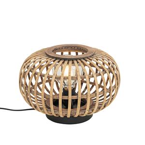 QAZQA Oosterse tafellamp bamboe - Amira