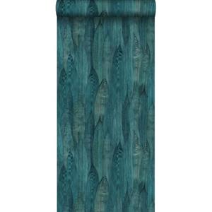 Origin Wallcoverings Eco-texture Vliesbehang Bladeren Zeegroen