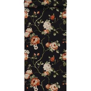 Origin Wallcoverings Behang Bloemen Zwart - 347431