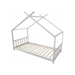 happygarden Hüttenbett für Kinder 190x90cm weiß gaspard - Weiß