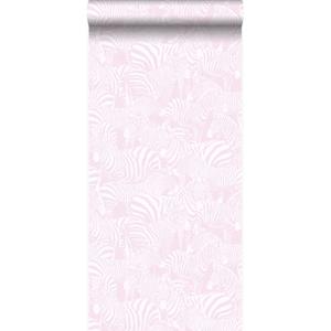 Origin Wallcoverings Behang Zebra's Licht Roze - 346835