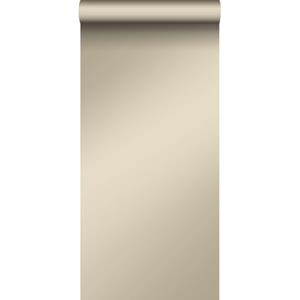 Origin Wallcoverings Behang Effen Glanzend Beige - 345706