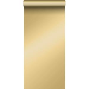 Origin Wallcoverings Behang Effen Goud - 347687 - 0,53 X 10,05 M