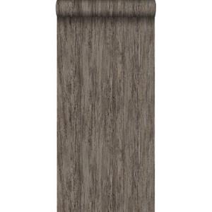 Origin Wallcoverings Behang Houtlook Donker Taupe - 347418