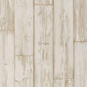 Origin Wallcoverings Behang Planken Beige - 307145