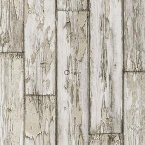 Origin Wallcoverings Behang Planken Grijs - 307143