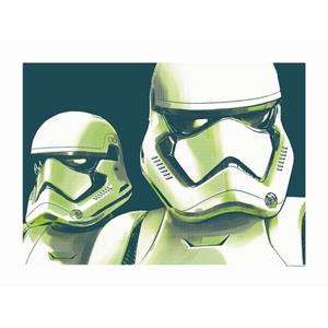 Komar Poster Star Wars Faces Stormtrooper Groen - 610266