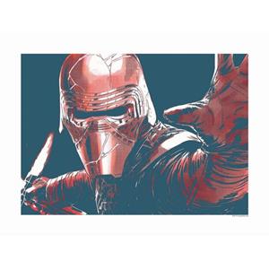 Komar Poster Star Wars Faces Kylo Rood En Blauw - 610260