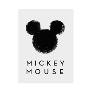 Komar Poster Mickey Mouse Grijs En Zwart - 610123 - 40 X 50 Cm