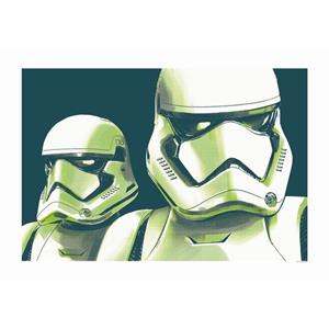 Komar Poster Star Wars Faces Stormtrooper Groen - 610268