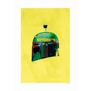 Komar Poster Star Wars Classic Helmets Boba Fett Geel En Groen