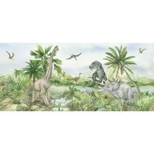 Sanders & Sanders Poster Dinosaurussen Groen - 601264