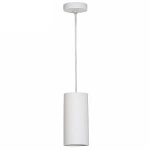RTM Lighting Hanglamp Armatuur - Plafondlamp - Wit - Lade - Voor Gu10 Lampjes - 13cm Hoog - ⌀6cm - Aluminium