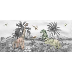 Sanders & Sanders Poster Dinosaurussen Grijs - 601263