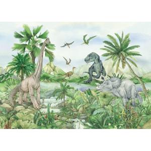 Sanders & Sanders Poster Dinosaurussen Groen - 601244