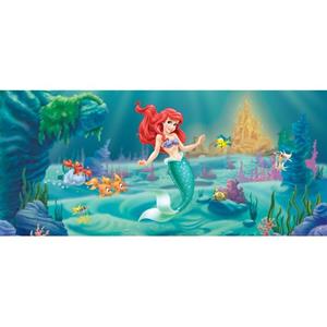 Disney Poster Ariel - De Kleine Zeemeermin Groen, Blauw En Rood
