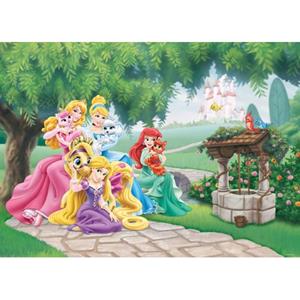 Disney Poster Prinsessen Groen, Geel En Roze - 600660