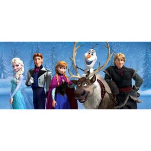 Disney Poster Frozen Blauw En Paars - 600903 - 202 X 90 Cm