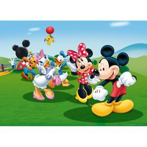 Disney Poster Mickey Mouse Groen, Blauw En Rood - 600651