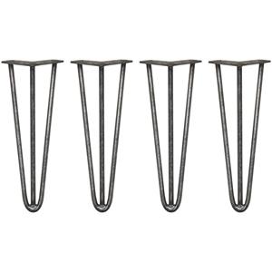 monstershop Skiski Legs 4 x 3 Streben Hairpin-Legs Haarnadelbeine Haar-Nadel-Beine Haarnadel-Beine Tischbeine Stuhlbeine Möbelfüße Möbelfuß Möbelbeine