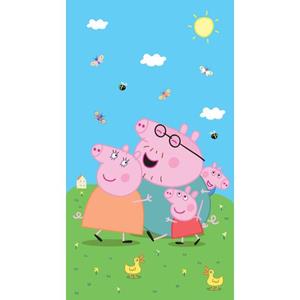 Sanders & Sanders Fotobehang Peppa Pig Groen, Blauw En Roze