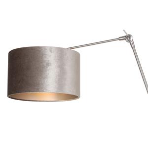 Steinhauer Wandlamp Prestige Chic | 1 lichts | Zilver, Grijs, Zilver, Grijs