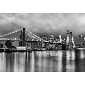 Komar Fotobehang Brooklyn B/w Zwart Wit - 611029 - 368 X 254 Cm