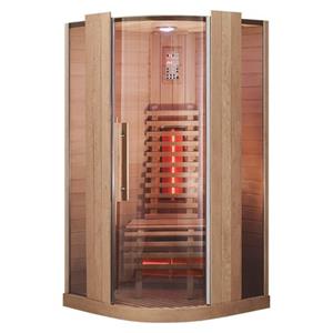 Novum Health Company 9 Infrarood Sauna Met Full Spectrum Stralers - Hemlock